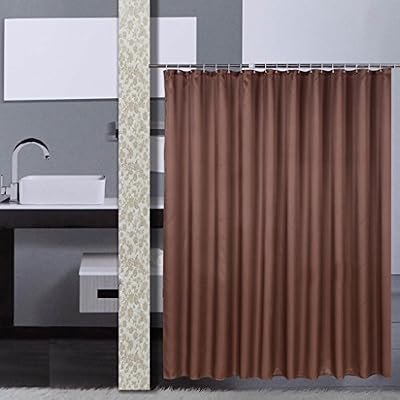 Rideaux de douche BBYE Rideaux de douche Épaissir Le Tissu De Jacquard Blindant Les Rideaux De Suspension De Salle De Bains Rideaux De Douche Imperméables Et De Moisissure ( Couleur, Taille Optionaled) ( couleur : Marron , taille : 120*200cm )