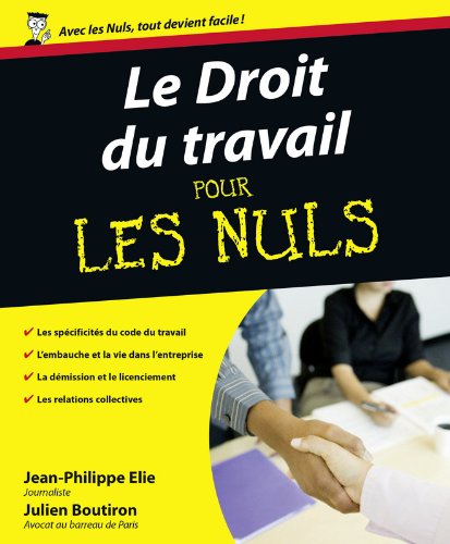 Download Le droit du travail pour les nuls Download Le droit du travail pour les nuls