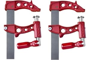 Piher Maxipress F - Set di 2 morsetti a vite ad alte prestazioni, portata 1000 kg, filettatura protetta, ideale per la saldatura (50 cm)