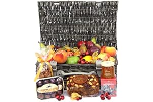EXPRESS4FRUITS Fall Chocolate Fruit Hamper - Fruit Gift Baskets and Gift Hampers with Next Day UK delivery with Personal Message attached