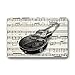 Produktbild Violetpos Fußmatte 45 x 75 cm Musik Hinweis Gitarre Fussmatte Home Innen & Außen Schmutzmatte Mat