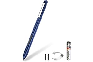 ANYQOO MPP Stylus Pen 1.51﻿ Con sensibilità Alla pressione 1024, Palm Rejection, batteria AAAA, compatibile Con Microsoft Surface e alcuni ASUS, Dell, HP，﻿2 ricariche sostituibili