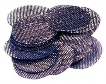 Stahlsiebe - Pipe Screens - 5 Heftchen a` 5 Stück = 25 Stück, grob