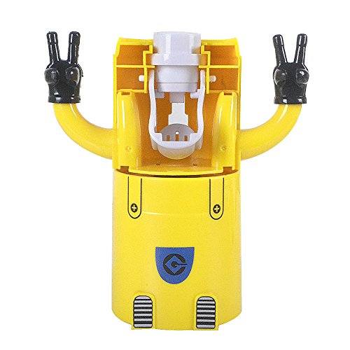 Zwei Augen Despicable Me Minion Ich Einfach Unverbesserlich Zahnbuerstenhalter automatische Zahnpasta Spender mit Buerste Tasse Wash Set - 4