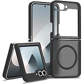 Coverzone Samsung Galaxy Z Flip 7 Fe İle Uyumlu Kılıf M-Safe Şarj &Ouml;zellikli Kamera Korumalı Lunex Kapak Z Flip 7 Fe i&ccedil;in kili