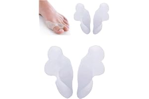 BARGAIN WELLS 1 Pair Gel Bunion Corrector Toe Protectors Straightener Separators Toe Spreader Hallux Valgus