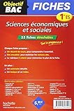 Image de Objectif Bac Fiches Détachables Ses 1ère ES