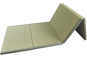 GLZCYOO Japanische traditionelle Tatami-Matte/Futon-Matratze, fest und bequem/natürliches Gras/faltbar, leicht zusammenklappbar, ideal für Bett, Meditation, Yoga, Zen-Room/japanische Tearoom, 3,5 cm dick,