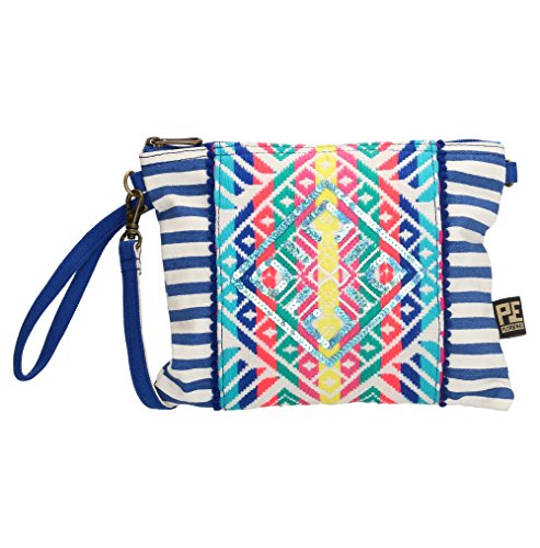 Preisvergleich Produktbild PE FLORENCE kleine Tasche IBIZA SUN Schminktasche Kosmetiktasche Schultertasche