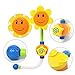 Produktbild Omiky® Baby Bad Sonnenblume Wasser Dusche Spray Bad Wanne Brunnen Spielzeug Für Kinder (Gelb)