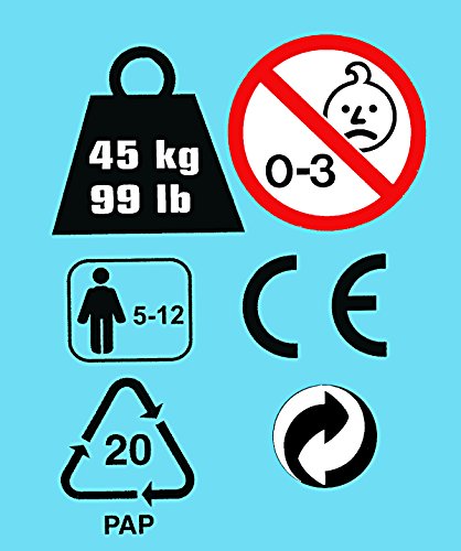 Wasserrutsche mit Rampe, 1 Bahn, Gartenschlauch-Anschluss, Anker, Adapter, Flicken, Länge ca. 5,50 m - 4