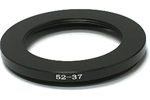 Pixco 52mm-37mm Lens Reversing Ring Step-down Metal Filter Adapter Ring 52mm Lens to 37mm Accessory-52mm Lenses (52mm-37mm)