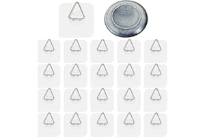 DIDUDIDU Colgadores de pared para exhibición, ganchos adhesivos invisibles, ideales para platos decorativos, marcos de fotos y pinturas, 2.3 pulgadas