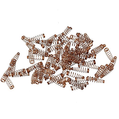 Yibuy Golden Copper Jack Wire Spring Replacement for Upright Piano Set of 90