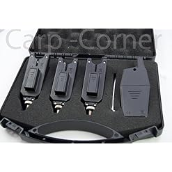 Carp Fishing Bite Alarms With Wireless Receiver + Snag Ears + Tone & Vol Control - Image 5