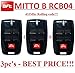 Produktbild 3 X BFT Mitto B RCB04 R1 handsender 4-kanal 433.92Mhz fernbedienung. Rolling code!!! Die neue Version von BFT Mitto4. 3 Stücke für den besten Preis!!!