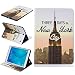 Produktbild Roreikes Samsung Galaxy Tab A 9.7 T550 Hülle, Blumenmuster Muster TPU Leder Flip Magnetverschluss Wallet Kreditkarte ID Card Slots Magnetic TPU Leder Beschützer Tasche Hülle Etui Schale mit Standfunktion Weich TPU Innere Hülle Case leder Flip Beschützer Haut Schutzfolie Case für Samsung Galaxy Tab A 9.7 T550