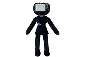 POBEC Toilet Plush, Toilet Speakerman Plush, Toilet Game Cartoon Plush Doll, Titan Speakerman Plush Stuffed Animals for Birthday, Halloween, Thanksgiving Day Gifts (TV-Female)