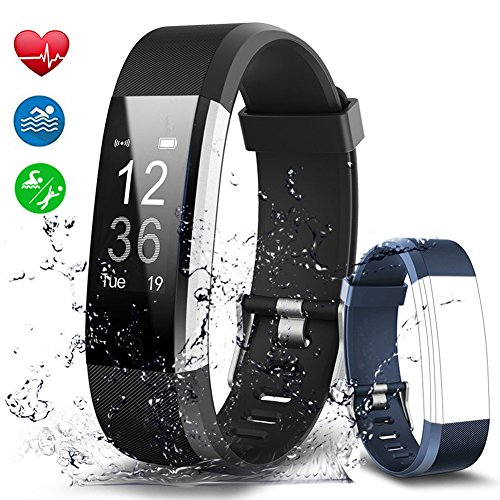 Pulsera Actividad con 14 Modos de Deporte Banlvs Pulsera Inteligente con GPS Pulsómetro Monitor de Ritmo Cardíaco Impermeable IP67 Reloj Inteligente para IOS y Android