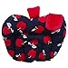 Littly Mustard Seeds (Rai) Baby Pillow - Apple Shape (Cotton) - Black RS.299.00