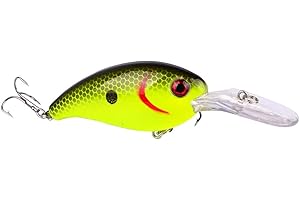ZHOUBA Fishing Lures,10cm 14.52g Artificial Fishing Lure Hard Crank Bait Wobbler Tackle with Hook - C