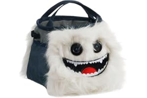 8B PLUS 8BPlus - Bolsa de tiza para escalada en roca, cinturón y caja de regalo incluida, apertura ancha, soporte para cepillos para zurdos y diestros