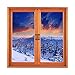 Produktbild MIhuok 3D Wandaufkleber Fenster Kinder Schlafzimmer Ansicht Wandsticker Kunst Wandbild Aufkleber Tapete Wohnzimmer Wandaufkleber Kunst Wandbild Aufkleber Tapete