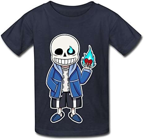 Rose MemeryKid Undertale T-shirt Navy X-Large