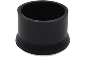 Flyshop Protector de Piso para Patas de Silla, Tapas de Patas de Muebles, Tapas de Goma Antideslizantes, duraderas, 50 mm, 2", Redondas, Negro, 8 Piezas