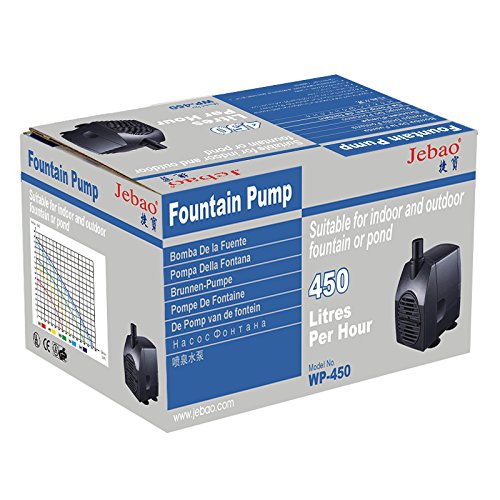 Jebao 450L/hr Teichpumpe Wasserspielpumpe #WP450 - 3