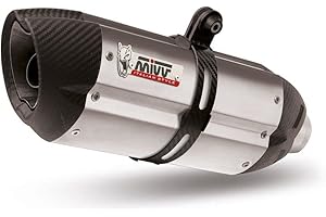 Mivv K.029.L7 KAWASAKI ER-6n 2012 / 2016 ECHAPPEMENT COMPLET 2X1 SUONO ACIER INOXYDABLE CAPS CARBONE