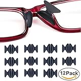 【2 Größe zu wählen】 Es gibt zwei Größen von Silikon Nasenpads, 2,5 mm und 1,8 mm, können Sie geeignete Größe für Ihre Glasrahmen finden.