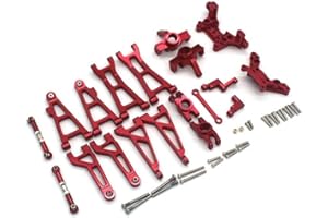 WORKSDUO For MJX Hyper Go RC Car Parts Remote Control H16 16207 16208 16209 16210 Metal Upgrades Arms Steering Wheel Lever 16170 16180 Wear Part