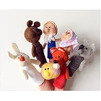 Finger Wollpuppen Das kleine runde Brötchen