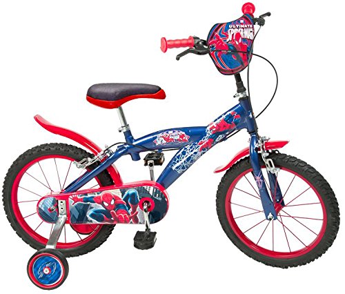 16 16"Zoll Kinderfahrrad Kinder Disney Jungen Fahrrad Rad BMX Spiderman Bike ES