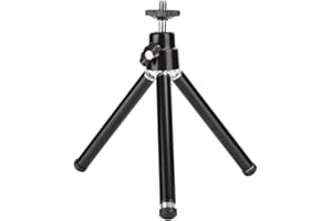 cigemay Tripod, Lightweight Portable Camera Tripod, Mini Foldable Mobile Phone Tripod, Flexible Phone Tripod Stand, Non-slip Base, for Iphone/Mobile Phone/Camera