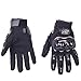 Produktbild Mintice™ schwarz 3D Kohlefaser Biker Fahrrad Motorrad Rennhandschuhe voller Finger M