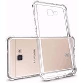 Samsung Galaxy J7 Prime ile Uyumlu Kapak Kamera Korumalı Antişok Airbag K&ouml;şe Korumalı Silikon Şeffaf Kılıf