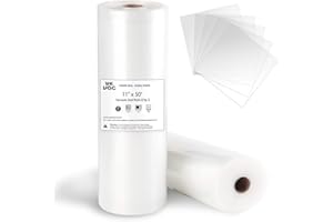 Wevac Food Vacuum Sealer Bags 28x1500cm Rolls 2 pack for Food Saver, Seal a Meal, Weston. Commercial Grade, BPA Free, Heavy Duty, Great for Vac Storage, Meal Prep or Sous Vide Cooking