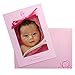 Produktbild 30 Geburtskarten - Pink Puppet - rosa mit kleiner Puppe und Satinband - Babykarten Geburtsanzeige-Set - zum einfachen Selbstbedrucken