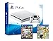 Produktbild Playstation 4 PS4 Konsole weiß 500gb mit 2 spiele FIFA 17 + GTA V