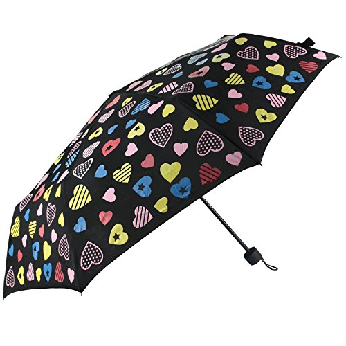 Preisvergleich Produktbild Le Studio Regenschirm Magic Heart, Mehrfarbig