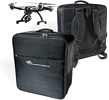 Compact Yuneec Typhoon Q500 backpack with free flight manual, high-quality and easy to wear, plenty of room for accessories, luggage backpack., FLYCASE | Schwarz (Black) - HKDS24-Rucksäcke