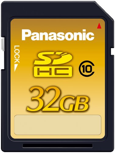 Panasonic 32GB SDHC Class 10 Memory Card RP-SDW32GJ1K | 22MB/s transfer trate...
