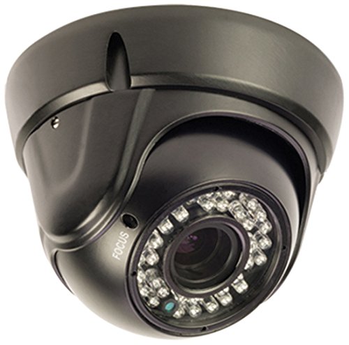 Preisvergleich Produktbild König Dome-Überwachungskamera mit Zoomobjektiv, schwarz, SAS-CAM3200