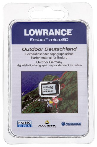 Preisvergleich Produktbild Lowrance SD-Karte Update Outdoor Germany, schwarz