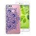 Produktbild Yokata Huawei Nova 2 Hülle Transparent Weiche Silikon Handyhülle Schutzhülle TPU Handy Tasche Schale Etui Weich Silicone Bumper Ultra Dünn Slim Schlank Durchsichtig Handytasche Premium Kratzfest Clear Backcover Schutz für Huawei Nova 2 (5 Zoll) Case Cover - Blaue Mandala