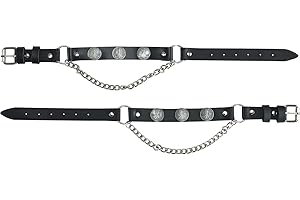 GARGOYLE BELLS Adjustable Fashion Boot Chains, Biker Boots Decoration Chains, Comes in a set of 2