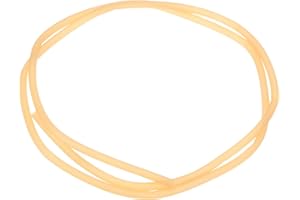 M METERXITY Natural Latex Rubber Tubing, 1/8" [3mm] ID x 3/16" [5mm] OD 3ft Length Latex Hose Tube for Home/Laboratory/Sporting, Highly Elastic Band Tubes [Yellow]