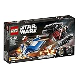 LEGO Star Wars 75196 - A-Wing vs. TIE Silencer Microfighters, Spielzeug - Lego